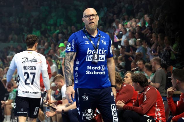 DEU, DHB, 1 HBL, Fuechse Berlin vs Flensburg Handewitt, 07 06 2026, Max Schmeling Halle, Berlin, DEU, DHB, 1 HBL, Fuechse Berlin vs Flensburg Handewitt, in the picture coach Ales Pajovic Flensburg Handewitt nordphotoxGmbHx xEngler nph00076
