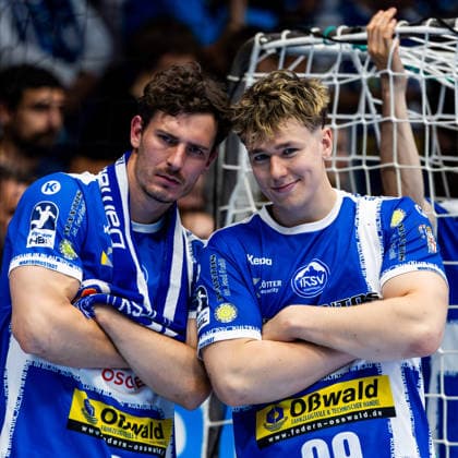 07 06 2026, GER, Handball, Men, Season 25 26, Daikin 1 Bl, 34 Matchday, ThSV Eisenach HSV Hamburg Handball Sport Verein Hamburg Phillip Meyer ThSV Eisenach,27 , Tillman Leu ThSV Eisenach,99 99817 Eisenach Werner Assmann Halle Am Sportp Thueringen Germany