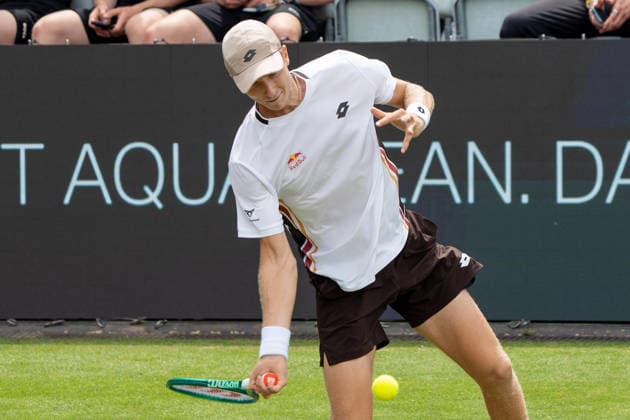 Martin Landaluce, Pierre Hugues Herbert vs Martin Landaluce, Tennis, ATP Tournament, Boss Open, Center Court, Sixteenth Final, 08 06 2026, Pierre Hugues Herbert vs Martin Landaluce, Tennis, ATP Tournament, Boss Open, Center Court, Sixteenth Final, 08 06 2026, Stuttgart Copyright: xEibner-Pressefoto EdwardxCheungx EP_ECG