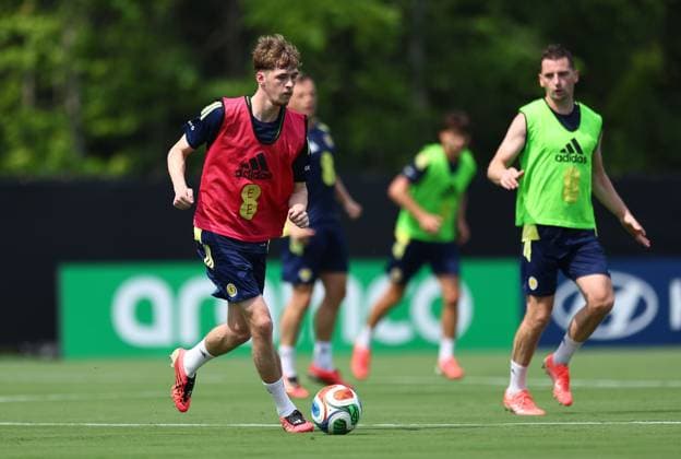 Tyler Fletcher of Scotland Scotland Training Session and press conference, PK, Pressekonferenz 2026 FIFA World Cup, WM, Weltmeisterschaft, Fussball Football, Atrium Health Performance Park, Charlotte, USA - 08 Jun 2026Charlotte Atrium Health Performance Park United States of America EDITORIAL USE ONLY No use with unauthorised audio, video, data, fixture lists, club league logos or live services. Online in-match use limited to 120 images, no video emulation. No use in betting, games or single club league player publications. Copyright: xMichaelxZemanek Shutterstockx 16917216ep