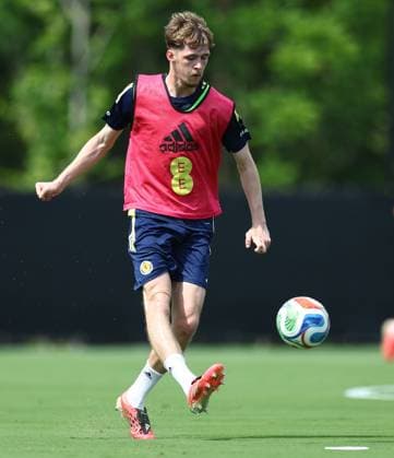 Tyler Fletcher of Scotland Scotland Training Session and press conference, PK, Pressekonferenz 2026 FIFA World Cup, WM, Weltmeisterschaft, Fussball Football, Atrium Health Performance Park, Charlotte, USA - 08 Jun 2026Charlotte Atrium Health Performance Park United States of America EDITORIAL USE ONLY No use with unauthorised audio, video, data, fixture lists, club league logos or live services. Online in-match use limited to 120 images, no video emulation. No use in betting, games or single club league player publications. Copyright: xMichaelxZemanek Shutterstockx 16917216ew