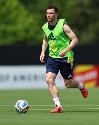 Andy Robertson of Scotland Scotland Training Session and press conference, PK, Pressekonferenz 2026 FIFA World Cup, WM, Weltmeisterschaft, Fussball Football, Atrium Health Performance Park, Charlotte, USA - 08 Jun 2026Charlotte Atrium Health Performance Park United States of America EDITORIAL USE ONLY No use with unauthorised audio, video, data, fixture lists, club league logos or live services. Online in-match use limited to 120 images, no video emulation. No use in betting, games or single club league player publications. Copyright: xMichaelxZemanek Shutterstockx 16917216ey