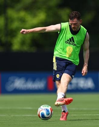 Andy Robertson of Scotland Scotland Training Session and press conference, PK, Pressekonferenz 2026 FIFA World Cup, WM, Weltmeisterschaft, Fussball Football, Atrium Health Performance Park, Charlotte, USA - 08 Jun 2026Charlotte Atrium Health Performance Park United States of America EDITORIAL USE ONLY No use with unauthorised audio, video, data, fixture lists, club league logos or live services. Online in-match use limited to 120 images, no video emulation. No use in betting, games or single club league player publications. Copyright: xMichaelxZemanek Shutterstockx 16917216ez