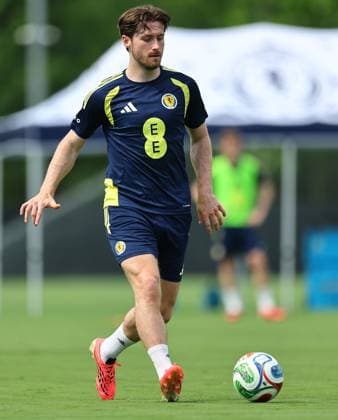 Anthony Ralston of Scotland Scotland Training Session and press conference, PK, Pressekonferenz 2026 FIFA World Cup, WM, Weltmeisterschaft, Fussball Football, Atrium Health Performance Park, Charlotte, USA - 08 Jun 2026Charlotte Atrium Health Performance Park United States of America EDITORIAL USE ONLY No use with unauthorised audio, video, data, fixture lists, club league logos or live services. Online in-match use limited to 120 images, no video emulation. No use in betting, games or single club league player publications. Copyright: xMichaelxZemanek Shutterstockx 16917216fz