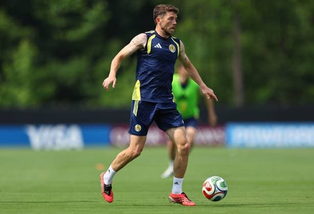 Ryan Christie of Scotland Scotland Training Session and press conference, PK, Pressekonferenz 2026 FIFA World Cup, WM, Weltmeisterschaft, Fussball Football, Atrium Health Performance Park, Charlotte, USA - 08 Jun 2026Charlotte Atrium Health Performance Park United States of America EDITORIAL USE ONLY No use with unauthorised audio, video, data, fixture lists, club league logos or live services. Online in-match use limited to 120 images, no video emulation. No use in betting, games or single club league player publications. Copyright: xMichaelxZemanek Shutterstockx 16917216gf
