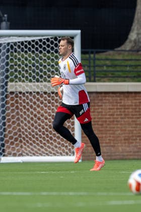 Team Arrival Germany, Base Camp, practice, FIFA World Cup, WM, Weltmeisterschaft, Fussball 2026, Winston-Salem MANUEL NEUER of DFB practicing for the FIFA World Cup 2026 at Wake Forest University™s Spry Stadium in Winston-Salem, North Carolina, United States, June 8, 2026. WINSTON-SALEM Spry Stadium North Carolina USA Copyright: xPaulxMoreax 1R8A5407