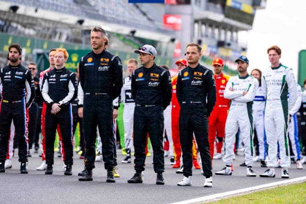 24 HEURES DU MANS 2026 - TUESDAY 17 LOTTERER Andrà (ger), DERANI Pipo (bra), JAUBERT Mathys (fra), Genesis Magma Racing, Genesis GMR-001 17, Hypercar, portrait during the 24 Hours of Le Mans 2026, 3rd round of the 2026 FIA World Endurance Championship, on June 9, 2026 on the Circuit des 24 Heures du Mans in Le Mans, France - Le MansFrance Copyright: xFabrizioxBoldonix