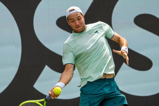 Jan Lennard Struff, Jan Lennard Struff vs AlexisGalarneau, Tennis, ATP Tournament, Boss Open, Center Court, Sixteenth Final, 09 06 2026, Jan Lennard Struff vs AlexisGalarneau, Tennis, ATP Tournament, Boss Open, Center Court, Sixteenth Final, 09 06 2026, Stuttgart Copyright: xEibner-Pressefoto EdwardxCheungx EP_ECG