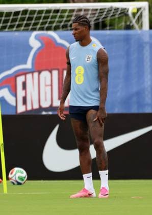 Marcus Rashford during a training session England Team Training, 2026 FIFA World Cup, WM, Weltmeisterschaft, Fussball Football, Palm Beach Gardens, Palm Beach, Florida, USA - 09 Jun 2026Florida Florida Blue Training Centre United States of America EDITORIAL USE ONLY No use with unauthorised audio, video, data, fixture lists, club league logos or live services. Online in-match use limited to 120 images, no video emulation. No use in betting, games or single club league player publications. Copyright: xChrisxArjoon Shutterstockx 16918901v