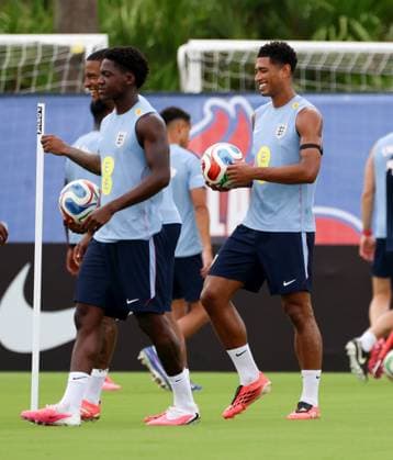 Jude Bellingham during a training session England Team Training, 2026 FIFA World Cup, WM, Weltmeisterschaft, Fussball Football, Palm Beach Gardens, Palm Beach, Florida, USA - 09 Jun 2026Florida Florida Blue Training Centre United States of America EDITORIAL USE ONLY No use with unauthorised audio, video, data, fixture lists, club league logos or live services. Online in-match use limited to 120 images, no video emulation. No use in betting, games or single club league player publications. Copyright: xChrisxArjoon Shutterstockx 16918901al