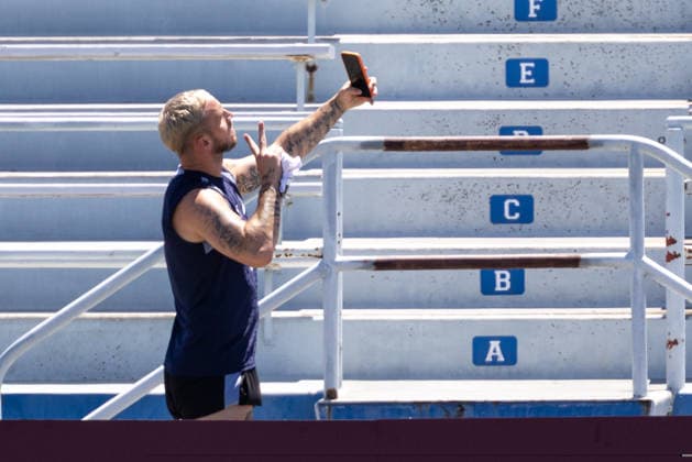 SOCCER - FIFA World Cup, WM, Weltmeisterschaft, Fussball 2026, preview SANTA BARBARA,CALIFORNIA,USA,09.JUN.26 - SOCCER - FIFA World Cup 2026, USA, Mexico, Canada, preview, OEFB, Oesterreichischer Fussball-Bund, training team AUT. Image shows Marko Arnautovic (AUT). GEPAxpictures xArminxRauthner