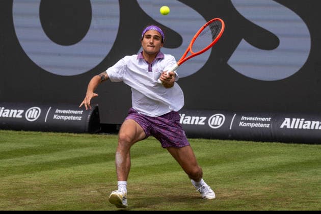 Mattia Bellucci ITA xettx, Germany, Stuttgart, 10 06 2026, Tennis, Boss Open, Day 5, 2026, Round of 16, M Bellucci ITA Y Hanfmann GER , TC Weissenhof, Center Court