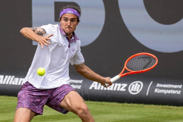 Mattia Bellucci ITA xettx, Germany, Stuttgart, 10 06 2026, Tennis, Boss Open, Day 5, 2026, Round of 16, M Bellucci ITA Y Hanfmann GER , TC Weissenhof, Center Court