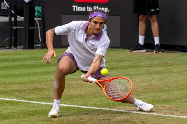 Mattia Bellucci ITA xettx, Germany, Stuttgart, 10 06 2026, Tennis, Boss Open, Day 5, 2026, Round of 16, M Bellucci ITA Y Hanfmann GER , TC Weissenhof, Center Court