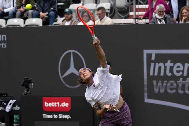 Mattia Bellucci ITA xettx, Germany, Stuttgart, 10 06 2026, Tennis, Boss Open, Day 5, 2026, Round of 16, M Bellucci ITA Y Hanfmann GER , TC Weissenhof, Center Court