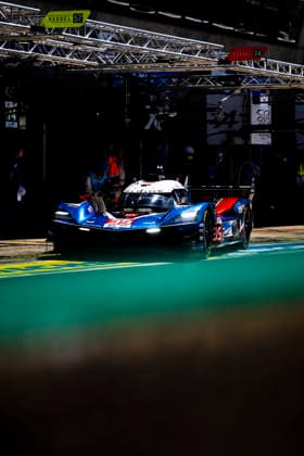 24 HEURES DU MANS 2026 - FREE PRACTICE AND QUALIFIYING SESSION 35 FELIX DA COSTA Antonio (prt), MILESI Charles (fra), HABSBURG Ferdinand (aut), Alpine Endurance Team, Alpine A424 35, Hypercar, pitstop, arrêt aux stands during the Free Practice and Qualifying session of the 24 Hours of Le Mans 2026, 3rd round of the 2026 FIA World Endurance Championship, from June 10 to 11, 2026 on the Circuit des 24 Heures du Mans in Le Mans, France - Le MansFrance Copyright: xCharlyxLopezx