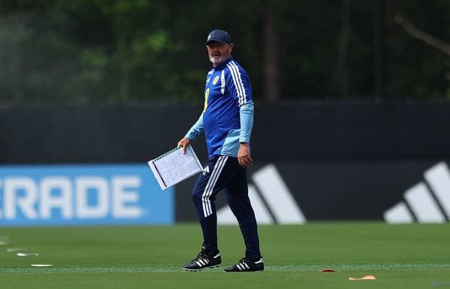 Steve Clarke head coach of Scotland Scotland Training Session and press conference, PK, Pressekonferenz 2026 FIFA World Cup, WM, Weltmeisterschaft, Fussball Football, Atrium Health Performance Park, Charlotte, USA - 10 Jun 2026Charlotte Atrium Health Performance Park United States of America EDITORIAL USE ONLY No use with unauthorised audio, video, data, fixture lists, club league logos or live services. Online in-match use limited to 120 images, no video emulation. No use in betting, games or single club league player publications. Copyright: xMichaelxZemanek Shutterstockx 16919987bh