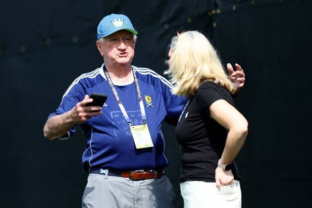 Ed Young, Carolina Lightnin executive and soccer legend Scotland Training Session and press conference, PK, Pressekonferenz 2026 FIFA World Cup, WM, Weltmeisterschaft, Fussball Football, Atrium Health Performance Park, Charlotte, USA - 10 Jun 2026Charlotte Atrium Health Performance Park United States of America EDITORIAL USE ONLY No use with unauthorised audio, video, data, fixture lists, club league logos or live services. Online in-match use limited to 120 images, no video emulation. No use in betting, games or single club league player publications. Copyright: xMichaelxZemanek Shutterstockx 16919987bs