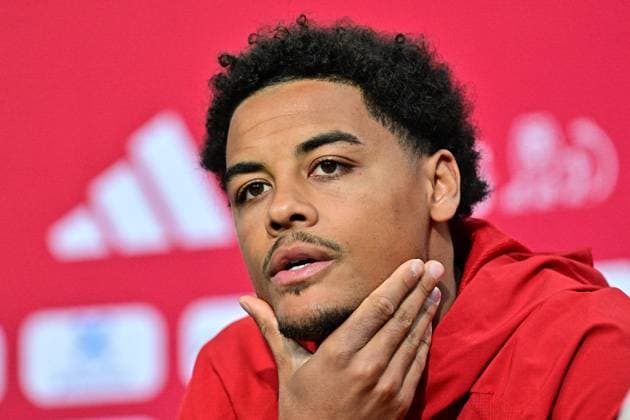 Belgium s Koni De Winter pictured during a press conference, PK, Pressekonferenz of Belgian national soccer team Red Devils in their base camp, home of the Seattle Sounders, Renton, Seattle, USA, on Wednesday 10 June 2026. The Red Devils prepare for the 2026 FIFA World Cup, WM, Weltmeisterschaft, Fussball DIRKxWAEM x177035419x