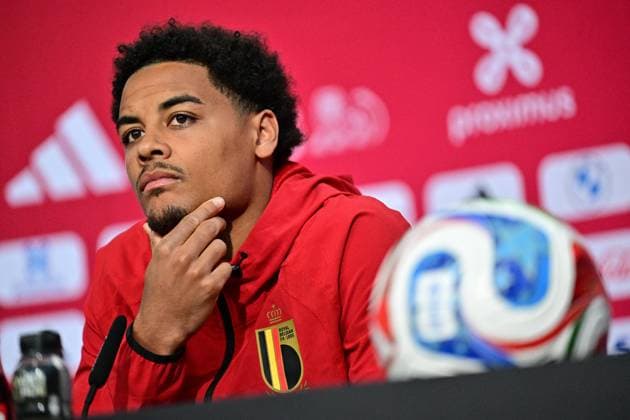 Belgium s Koni De Winter pictured during a press conference, PK, Pressekonferenz of Belgian national soccer team Red Devils in their base camp, home of the Seattle Sounders, Renton, Seattle, USA, on Wednesday 10 June 2026. The Red Devils prepare for the 2026 FIFA World Cup, WM, Weltmeisterschaft, Fussball DIRKxWAEM x177035459x