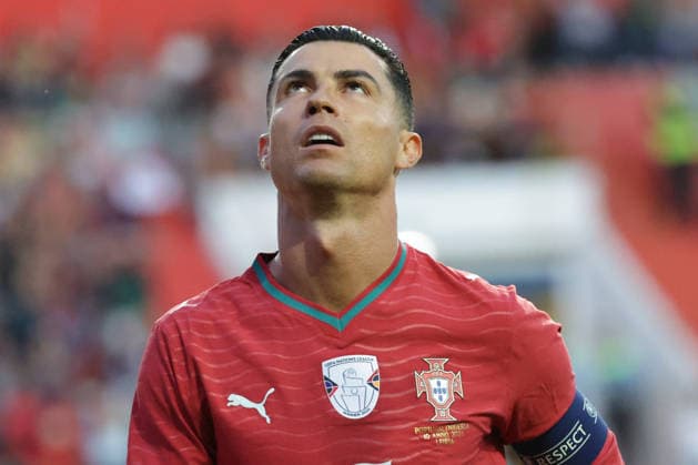 Friendly match Portugal Nigeria, at Estadio Dr Magalhaes Pessoa of Leiria Portugal, June 10, 2026, Leiria, Cristiano Ronaldo Portugal ,7 disappointed, looking disappointed, disappointed, sad, frustrated, frustration Copyright: HMBxMedia FernandoxSoares