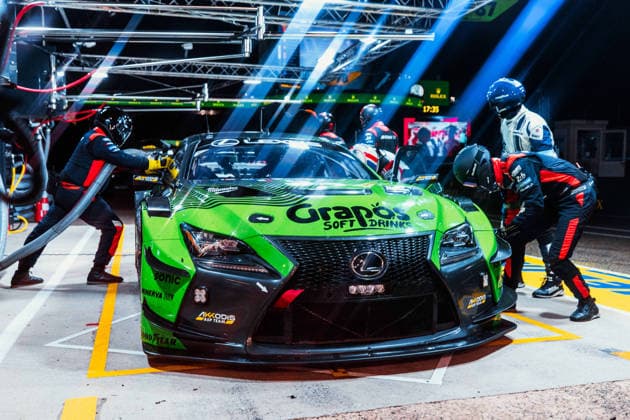 Motorsport, 24 Stunden von Le Mans, Training und Qualifikation #2 24 HEURES DU MANS 2026 - FREE PRACTICE AND QUALIFIYING SESSION 87 UMBRARESCU Petru (rou), SCHMID Clemens (aut), LOPEZ Josà Maria (arg), Akkodis ASP Team, Lexus RC F LMGT3 87, LM GT3, action during the Free Practice and Qualifying session of the 24 Hours of Le Mans 2026, 3rd round of the 2026 FIA World Endurance Championship, from June 10 to 11, 2026 on the Circuit des 24 Heures du Mans in Le Mans, France - Copyright: xAndreaxLorenzinax