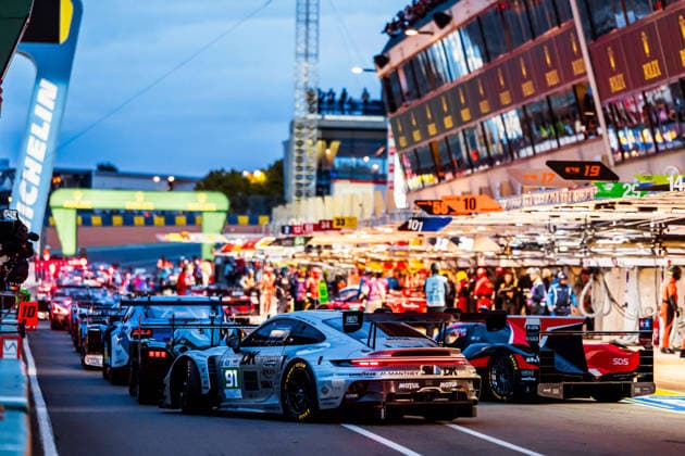 Motorsport, 24 Stunden von Le Mans, Training und Qualifikation #2 24 HEURES DU MANS 2026 - FREE PRACTICE AND QUALIFIYING SESSION 91 COTTINGHAM James (gbr), BOGUSLAVSKIY Timur, GUVEN Ayhancan (tur), Manthey DK Engineering, Porsche 911 GT3 R LMGT3 91, LM GT3, action during the Free Practice and Qualifying session of the 24 Hours of Le Mans 2026, 3rd round of the 2026 FIA World Endurance Championship, from June 10 to 11, 2026 on the Circuit des 24 Heures du Mans in Le Mans, France - Copyright: xAndreaxLorenzinax