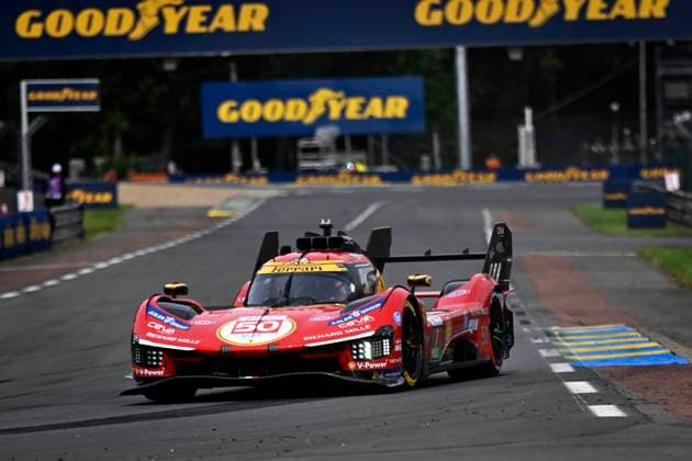 Motorsport, 24 Stunden von Le Mans, Training und Qualifikation #2 24 HEURES DU MANS PHOTOPQR OUEST FRANCE Marc OLLIVIER ; Le Mans ; 10 06 2026 ; Ferrari AF Corse 50 ( Hypercar ), pilotée par Antonio FUOCO , Nicklas NIELSEN et Miguel MOLINA Sur le circuit des 24h du Mans, la journée de mercredi 10 juin 2026 est consacrée aux essais libres et aux essais qualificatifs. Pour les équipes, la mise au point de leur voiture sur le tracé unique de 13,626 km se précise. 94e édition des 24 Heures du Mans ( Sarthe ). At the 24 Hours of Le Mans circuit, Wednesday, June 10, 2026, is dedicated to free practice and qualifying. For the teams, the fine-tuning of their cars on the unique 13.626 km track is taking shape. 94th edition of the 24 Hours of Le Mans (Sarthe) Le Mans France Copyright: xPHOTOPQR OUESTxFRANCE MAXPPPxMarcxOLLIVIERx 20260611OFR1029 20260611OFR1029