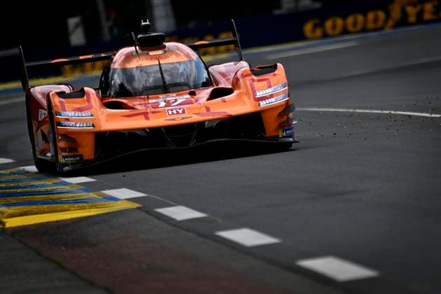 Motorsport, 24 Stunden von Le Mans, Training und Qualifikation #2 24 HEURES DU MANS PHOTOPQR OUEST FRANCE Marc OLLIVIER ; Le Mans ; 10 06 2026 ; Genesis Magma Racing 17 ( Hypercar ), pilotée par André LOTTERER , Luis Felipe DERANI et Mathys JAUBERT Sur le circuit des 24h du Mans, la journée de mercredi 10 juin 2026 est consacrée aux essais libres et aux essais qualificatifs. Pour les équipes, la mise au point de leur voiture sur le tracé unique de 13,626 km se précise. 94e édition des 24 Heures du Mans ( Sarthe ). At the 24 Hours of Le Mans circuit, Wednesday, June 10, 2026, is dedicated to free practice and qualifying. For the teams, the fine-tuning of their cars on the unique 13.626 km track is taking shape. 94th edition of the 24 Hours of Le Mans (Sarthe) Le Mans France Copyright: xPHOTOPQR OUESTxFRANCE MAXPPPxMarcxOLLIVIERx 20260611OFR1030 20260611OFR1030