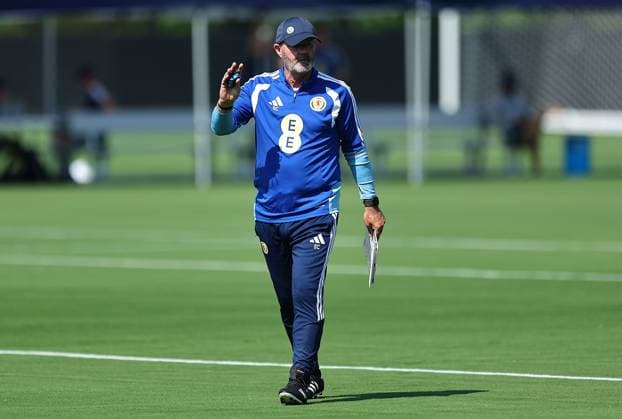 Steve Clarke head coach of Scotland Scotland Training Session and press conference, PK, Pressekonferenz 2026 FIFA World Cup, WM, Weltmeisterschaft, Fussball Football, Atrium Health Performance Park, Charlotte, USA - 11 Jun 2026Charlotte Atrium Health Performance Park United States of America EDITORIAL USE ONLY No use with unauthorised audio, video, data, fixture lists, club league logos or live services. Online in-match use limited to 120 images, no video emulation. No use in betting, games or single club league player publications. Copyright: xMichaelxZemanek Shutterstockx 16919988n