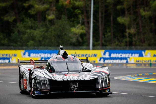 24 HEURES DU MANS 2026 - FREE PRACTICE AND QUALIFIYING SESSION 94 DUVAL Loïc (fra), JAKOBSEN Malthe (dnk), POURCHAIRE Thà o (fra), Peugeot TotalEnergies, Peugeot 9X8 94, Hypercar, action, during the Free Practice and Qualifying session of the 24 Hours of Le Mans 2026, 3rd round of the 2026 FIA World Endurance Championship, from June 10 to 11, 2026 on the Circuit des 24 Heures du Mans in Le Mans, France - Le MansFrance Copyright: xFREDERICxLExFLOCxHx