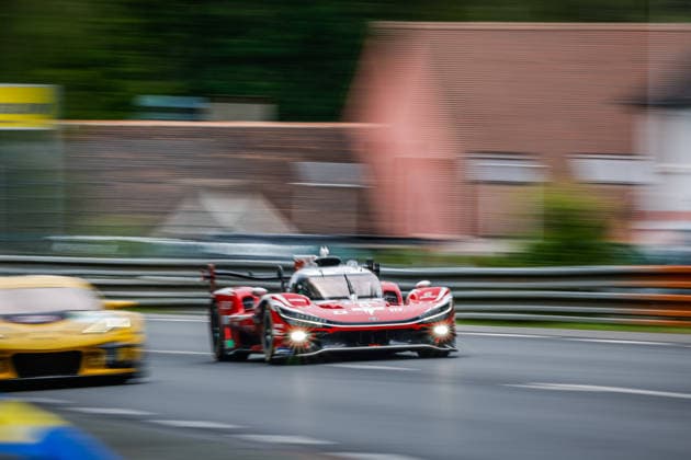 24 HEURES DU MANS 2026 - FREE PRACTICE AND QUALIFIYING SESSION 08 BUEMI SÃ bastien (swi), HARTLEY Brendon (nzl), HIRAKAWA Ryo (jpn), Toyota Racing, Toyota TR010 Hybrid 08, Hypercar, action, during the Free Practice and Qualifying session of the 24 Hours of Le Mans 2026, 3rd round of the 2026 FIA World Endurance Championship, from June 10 to 11, 2026 on the Circuit des 24 Heures du Mans in Le Mans, France - Le MansFrance Copyright: xFREDERICxLExFLOCxHx