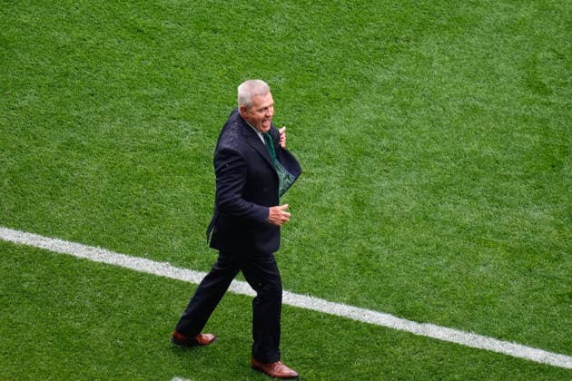 June 11, 2026, Mexico City, Mexico, Mexico: Javier Aguirre, head coach of Mexico, reacts during the FIFA World Cup, WM, Weltmeisterschaft, Fussball 2026 Group A match between Mexico and South Africa at Mexico City Stadium on June 11, 2026 in Mexico City, Mexico. Mexico City Mexico - ZUMAa181 20260611_zaa_a181_125 Copyright: xJosexBretonx