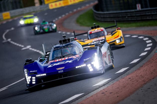 24 HEURES DU MANS 2026 - FREE PRACTICE AND QUALIFIYING SESSION 101 TAYLOR Ricky (usa), TAYLOR Jordan (usa), ALBUQUERQUE Filipe (prt), Cadillac WTR, Cadillac V-Series.R 101, Hypercar, action during the Free Practice and Qualifying session of the 24 Hours of Le Mans 2026, 3rd round of the 2026 FIA World Endurance Championship, from June 10 to 11, 2026 on the Circuit des 24 Heures du Mans in Le Mans, France - Le MansFrance Copyright: xPauloxMariax