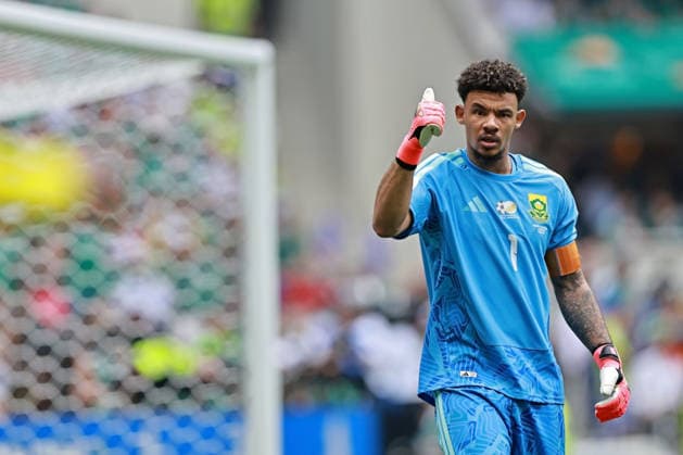 June 11, 2026, Mexico City, Mexico City, Mexico: Goalkeeper, Ronwen Williams of South Africa gestures during the match between Mexico and South Africa for the 1st round of the group A of the FIFA World Cup, WM, Weltmeisterschaft, Fussball 2026, at Mexico City Stadium, in Mexico City, Mexico on June 11, 2026. Mexico City Mexico - ZUMAh208 20260611_zsp_h208_028 Copyright: xHeulerxAndreyx