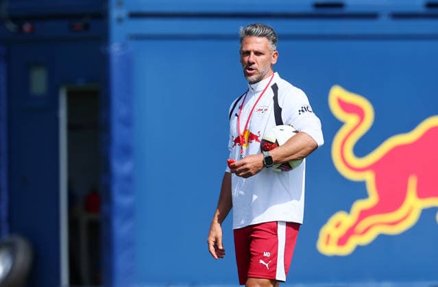 RB Leipzig Training, Bundesliga, Leipzig, August 25, 2026, Cottaweg Training Center, Soccer, Bundesliga, RB LEIPZIG Training, Preseason for the 2026–27 Season, Pictured: Coach Martin Demichelis of RB Leipzig, Picture Point
