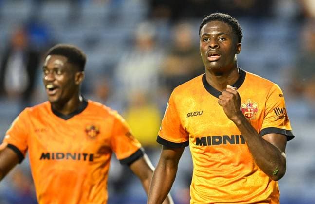 Saheed Olagunju of Wolverhampton Wanderers scores the second goal 0-2 and celebrates Sheffield Wednesday v Wolverhampton Wanderers, EFL Carabao Cup, Second Round, Football, Hillsborough, Sheffield, UK - 25 Aug 2026Sheffield Hillsborough United Kingdom EDITORIAL USE ONLY No use with unauthorised audio, video, data, fixture lists, club league logos or live services. Online in-match use limited to 120 images, no video emulation. No use in betting, games or single club league player publications. Copyright: xGreigxCowie Shutterstockx 17114999al