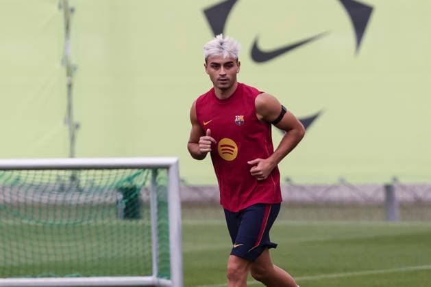 August 26, 2026, Sant Joan Despi, Barcelona, Spain: Pedri during the training day of FC Barcelona, Barca ahead the Spanish League, Laliga EA Sports, football match against Athletic Club at Ciudad Esportiva Joan Gamper on August 26, 2026 in Sant Joan Despi, Barcelona, Spain. FC Barcelona Training And press conference, PK, Pressekonferenz - LaLiga EA Sports - ZUMAa181 20260826_zaa_a181_005 Copyright: xJavierxBorregox