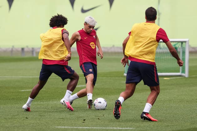 August 26, 2026, Sant Joan Despi, Barcelona, Spain: Pedri during the training day of FC Barcelona, Barca ahead the Spanish League, Laliga EA Sports, football match against Athletic Club at Ciudad Esportiva Joan Gamper on August 26, 2026 in Sant Joan Despi, Barcelona, Spain. FC Barcelona Training And press conference, PK, Pressekonferenz - LaLiga EA Sports - ZUMAa181 20260826_zaa_a181_024 Copyright: xJavierxBorregox