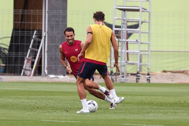 August 26, 2026, Sant Joan Despi, Barcelona, Spain: Eric Garcia during the training day of FC Barcelona, Barca ahead the Spanish League, Laliga EA Sports, football match against Athletic Club at Ciudad Esportiva Joan Gamper on August 26, 2026 in Sant Joan Despi, Barcelona, Spain. FC Barcelona Training And press conference, PK, Pressekonferenz - LaLiga EA Sports - ZUMAa181 20260826_zaa_a181_027 Copyright: xJavierxBorregox