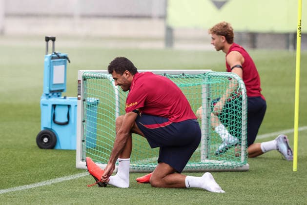August 26, 2026, Sant Joan Despi, Barcelona, Spain: Rodri during the training day of FC Barcelona, Barca ahead the Spanish League, Laliga EA Sports, football match against Athletic Club at Ciudad Esportiva Joan Gamper on August 26, 2026 in Sant Joan Despi, Barcelona, Spain. FC Barcelona Training And press conference, PK, Pressekonferenz - LaLiga EA Sports - ZUMAa181 20260826_zaa_a181_041 Copyright: xJavierxBorregox