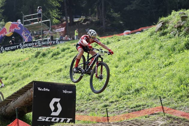 August 27, 2026, Daolasa di Commezzadura, Val di Sole Bikeland, 2026 UCI MTB World Championships, Men s Junior XCO (Cross Country Olympic), Michael Hettegger, 11, AUT, Daolasa di Commezzadura, Val di Sole Bikeland, Trento, Italy Copyright: xJustPictures.ch FrancescoxMinghettix jp-en-FrMi-MNG_0109