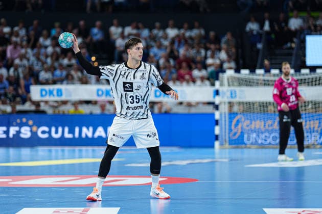 Domen Makuc, THW Kiel, 35, GER, THW Kiel vs. TBV Lemgo Lippe, Handball, 1st Bundesliga, Matchday 1, 2026–2027 Season, August 27, 2026 GER, THW Kiel vs. TBV Lemgo Lippe, Handball, 1st Bundesliga, Matchday 1, 2026–2027 Season, August 27, 2026 Kiel Copyright: xEibner-Pressefoto MarcelxvonxFehrnx EP_MFN