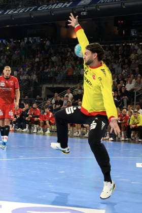 August 27, 2026, GER Germany, Handball, 1st Bundesliga, August 27, 2026, 2026–2027 season, Berlin, Fuechse Berlin vs. Melsungen Kristof Palasics MT Melsungen 32, Max Schmeling Halle, Berlin, Germany Copyright: xNordphotox xEnglerx