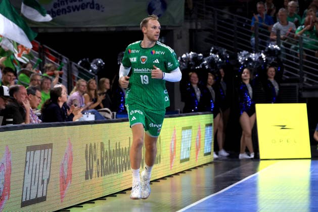 August 27, 2026, GER Germany, Handball, 1st Bundesliga, August 27, 2026, 2026–2027 season, Berlin, Fuechse Berlin vs. Melsungen, Mathias Gidsel, Fuechse Berlin 19, Max Schmeling Halle, Berlin, Germany Copyright: xNordphotox xEnglerx