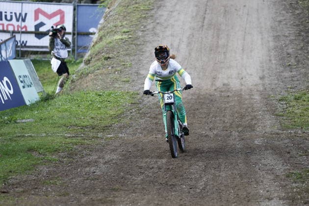 August 29, 2026, Daolasa di Commezzadura, Black Snake, 2026 UCI MTB World Championships Women s Junior Finals, DHI Downhill: Tilly Boadle, 20, AUS, Daolasa di Commezzadura, Black Snake, Trento, Italy Copyright: xJustPictures.ch FrancescoxMinghettix jp-en-FrMi-_NG_0159