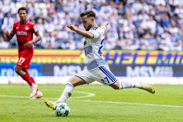 3rd League, Matchday 3: MSV Duisburg vs. FC Würzburger Kickers, August 29, 2026, Can Coskun, MSV Duisburg, 27, 3rd League, Matchday 3: MSV Duisburg vs. FC Würzburger Kickers, Schauinsland Reisen Arena, Duisburg, August 29, 2026 DFB regulations prohibit any use of photographs as image sequences and or quasi-video Copyright: xBEAUTIFULxSPORTS Buriakovx