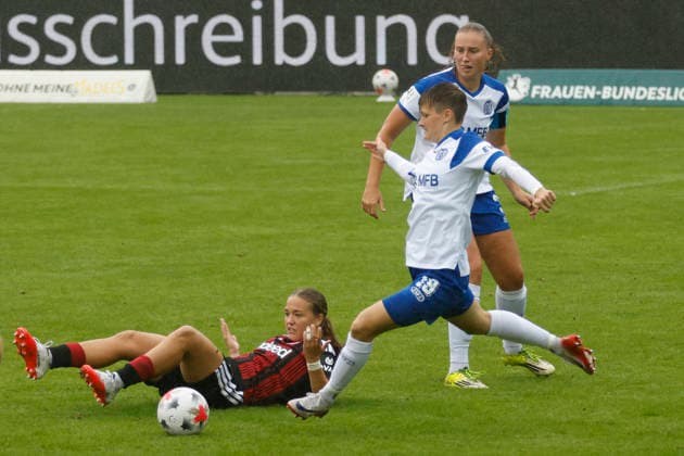 August 30, 2026, Hänsch Arena, Meppen, GER, 2. Bundesliga, Women: SV Meppen vs. Eintracht Frankfurt II, Lana Hubbeling, SV Meppen 18. DFL regulations prohibit any use of photographs as image sequences and or quasi-video. Meppen, Lower Saxony, Hänsch Arena