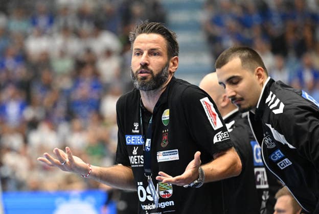 Bennet Wiegert, SC Magdeburg, Coach (GER), VfL Gummersbach vs. SC Magdeburg, Handball, Opel Bundesliga, VfL Gummersbach, 1st Division, 2026–2027 Season, Matchday 1, Schwalbe Arena, Gummersbach, August 30, 2026 (GER), VfL Gummersbach vs. SC Magdeburg, Handball 1, Opel Bundesliga, VfL Gummersbach, League 1, 2026–2027 season, Matchday 1, Schwalbe Arena, Gummersbach, August 30, 2026, Gummersbach Copyright: xEibner-Pressefoto JuergenxAugstx EP_JAT