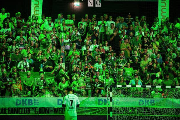 August 30, 2026, xovx, Opel Handball Bundesliga, HSG Wetzlar vs. SG BBM Bietigheim, HSG Wetzlar fans, Wetzlar, Buderus Arena, Hesse, Germany, DE